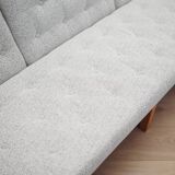 Oak sofa, Danish design, 1970s, manufactured by Erik Jørgensen Møbelfabrik
