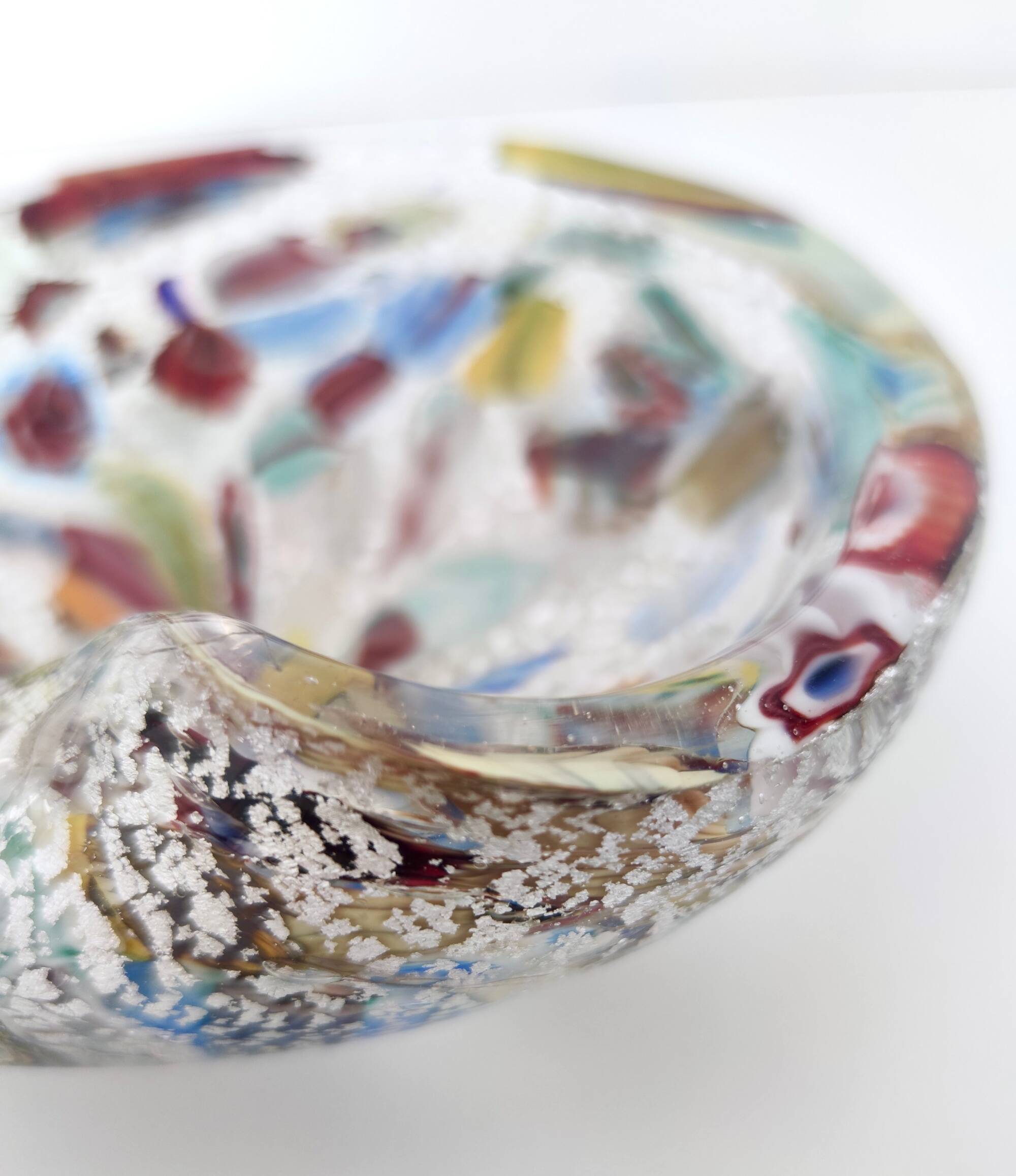 Murano Glass Ashtray / Vide-Poche by Giulio Radi for Avem