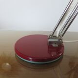 Articulated lamp in chromed metal and lacquered metal 60s 70s