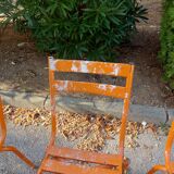 Set of 4 chairs tivoli chairs by Francisco Segarra in metal
