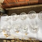 Set of 16 glasses/glasses including 10 large