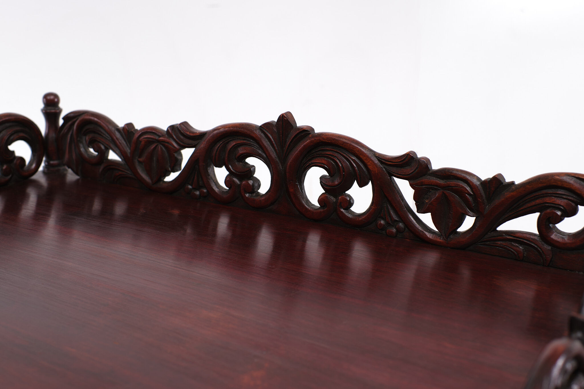 Antique Mahogany tray table Victorian 1880 England