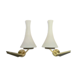 Pair of wall sconces of 1950