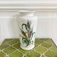 Porcelain vase botanical flowers