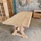 Monastery farmhouse table sandblasted