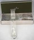 Christofle Port Royal 12 silver-plated table forks, new in blister packs.