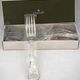 Christofle Port Royal 12 silver-plated table forks, new in blister packs.