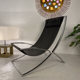Pair of “Luisa” lounge chairs by Marcello Cuneo. 1970