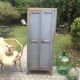Armoire parisienne vintage 1950 grise