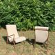 Pair of modern VK armchairs by J.Graz in caviuna, 1950s