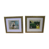 Pair of lithographs by Nahum Gutman