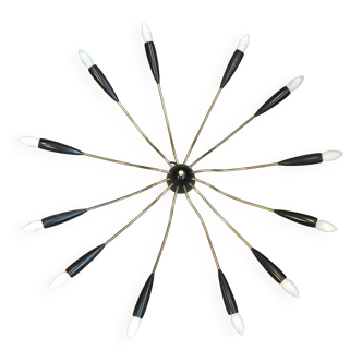 1950s style ceiling light/Sputnik lamp, 12 lights
