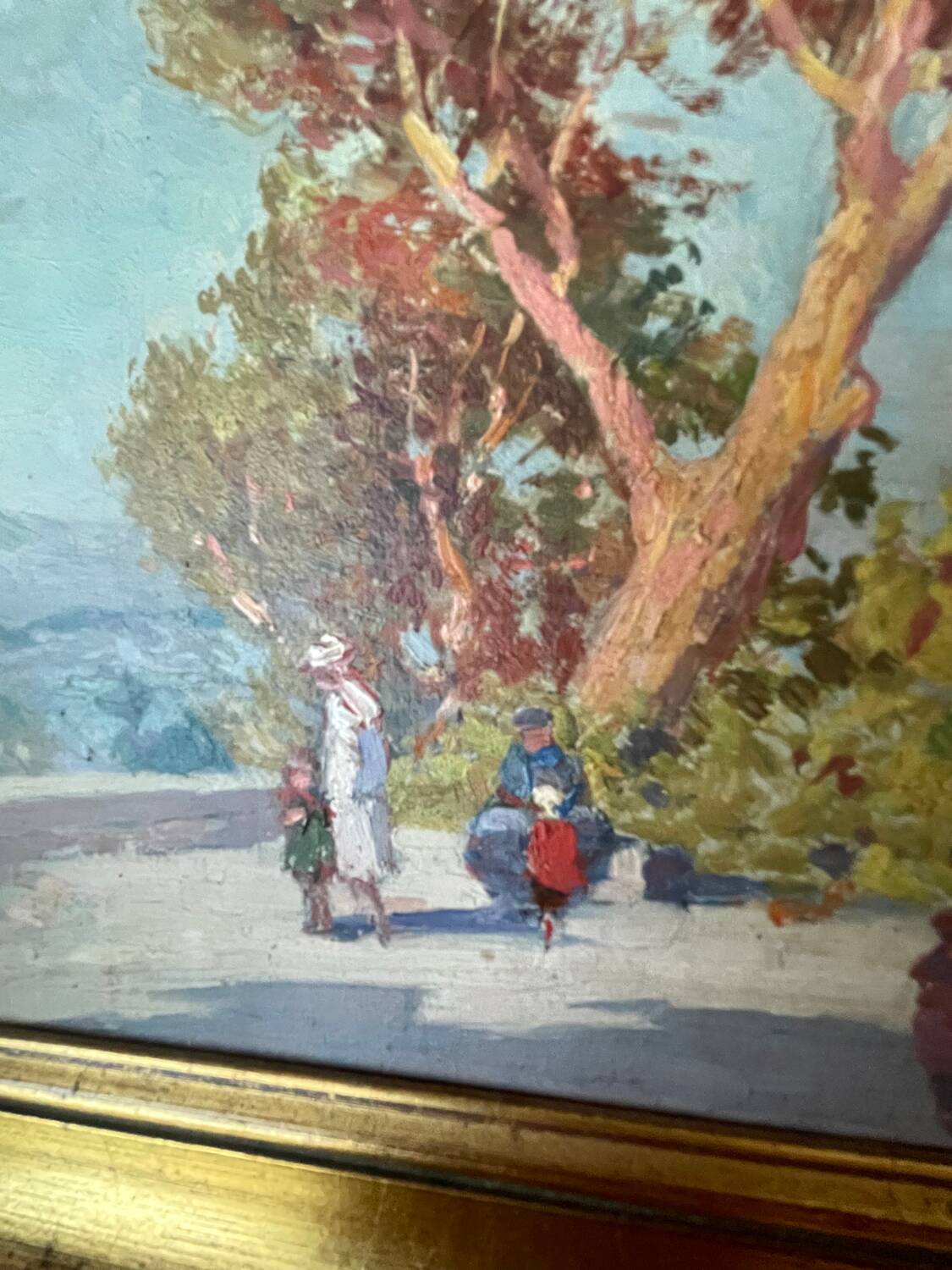 Oil painting by Hyacinthe Royet (1862-1926).