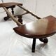 Napoleon III central leg table, solid mahogany, 19th century