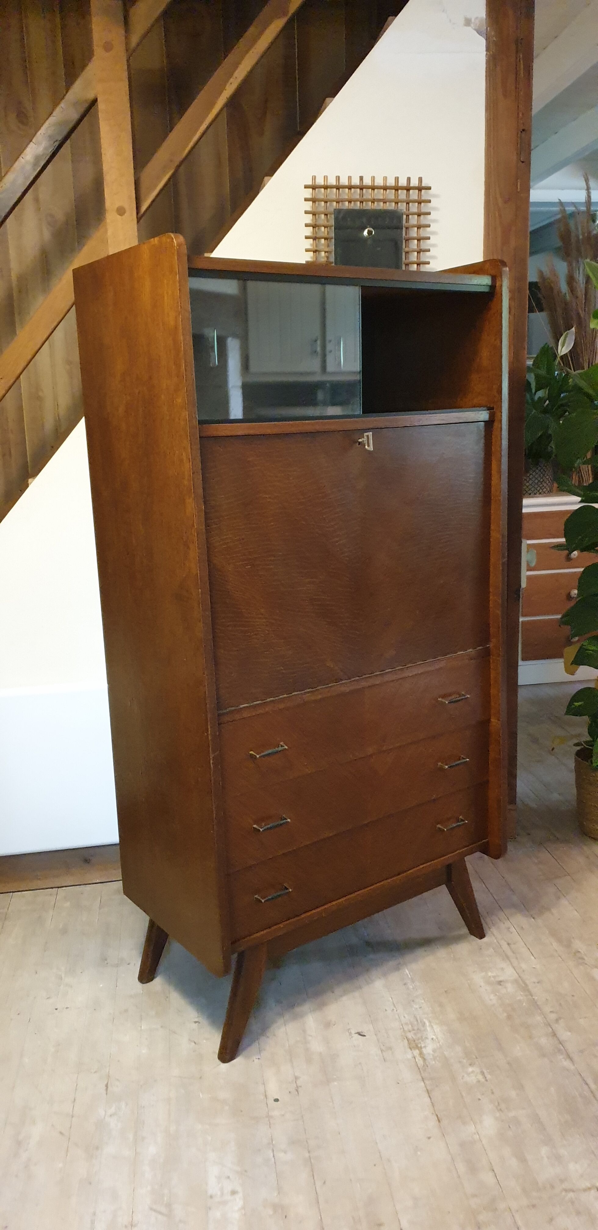 Secretary vintage compass feet