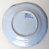 Glazed stoneware talavera plate