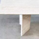 High-End Dining Table in Travertine