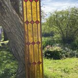 Vitaril, Wood and glass panel, 41X193.5