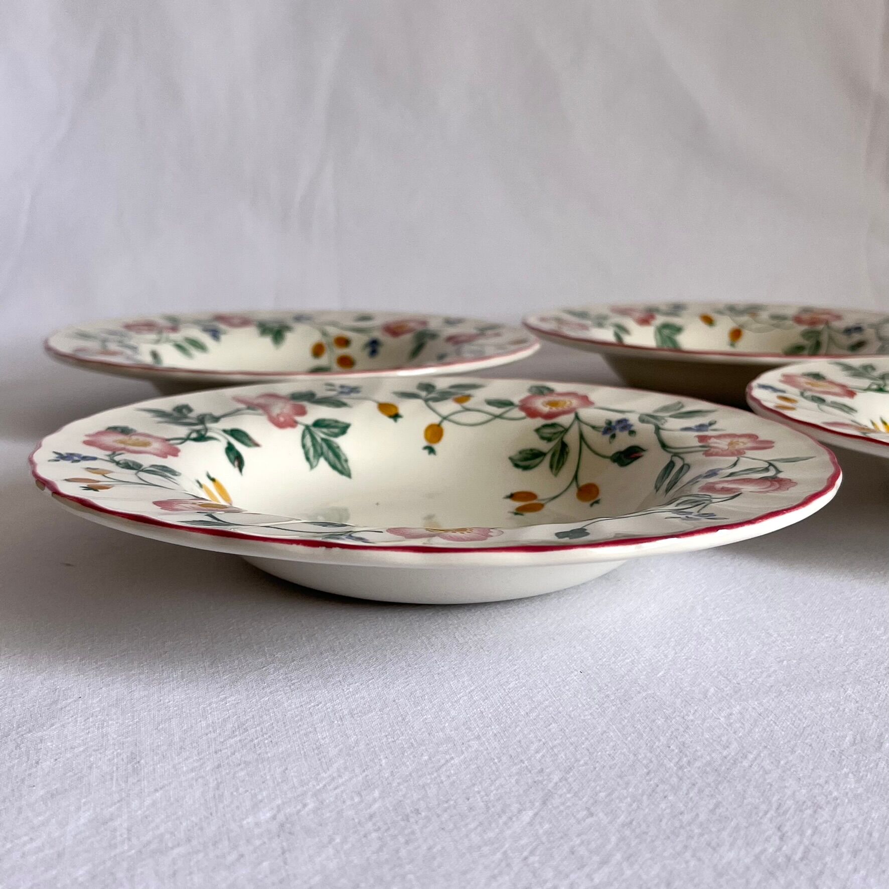 4 English Hollow Plates The Chartwell Collection Churchill England