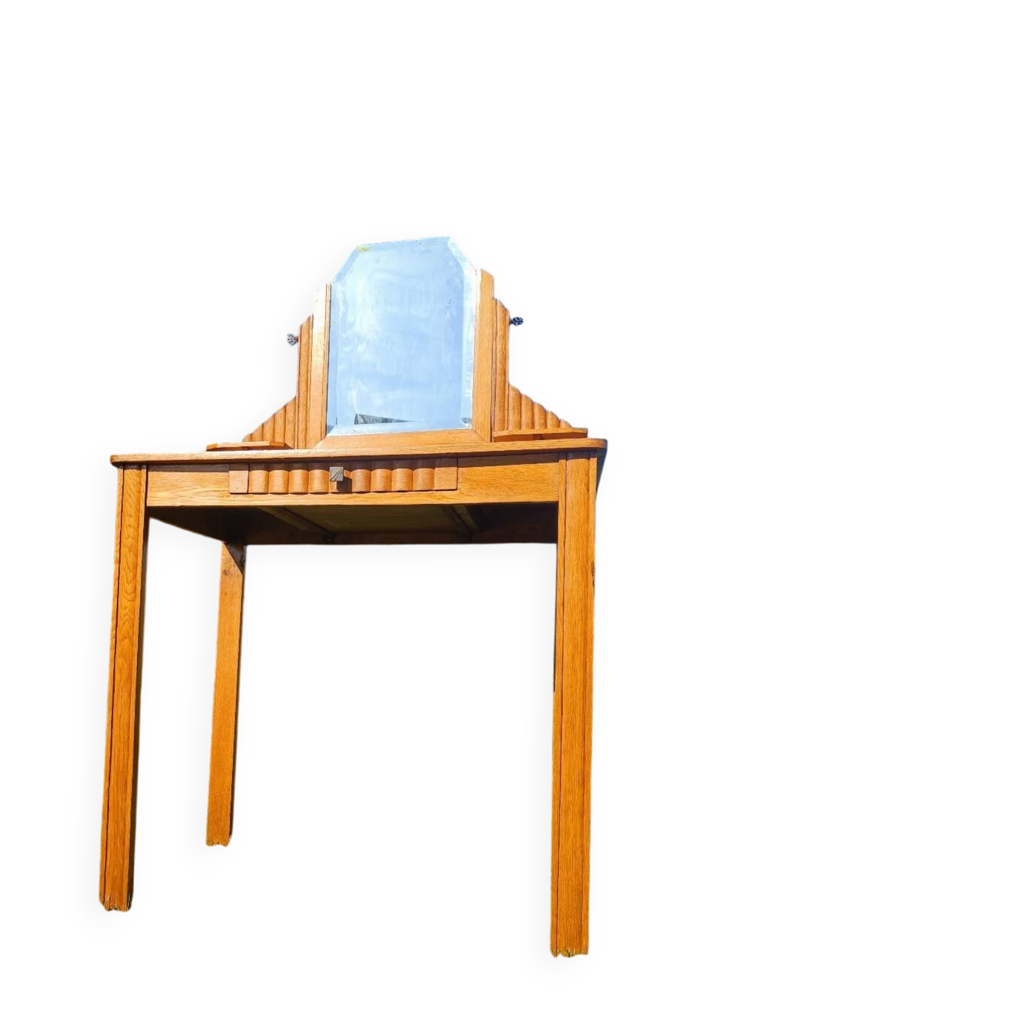 Art Deco dressing table with removable mirror