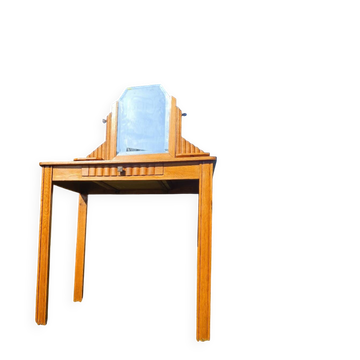 Art Deco dressing table with removable mirror