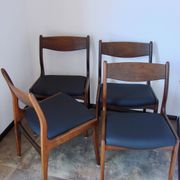 Set of 4 vintage rosewood chairs from the 1960s, Richbilt, Johannes Anderse
