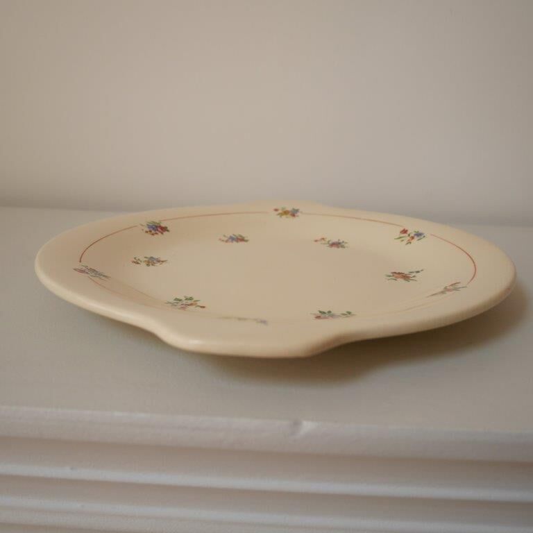 Set of 8 dessert plates with presentation plate, Béarn de Orchies Moulin des Loups model