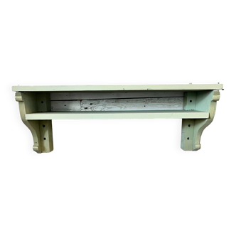 Celadon solid wood shelf