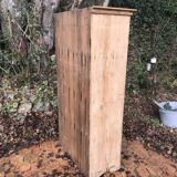 Wardrobe 1 door in solid pine