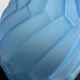 Art Deco vase in frosted blue glass