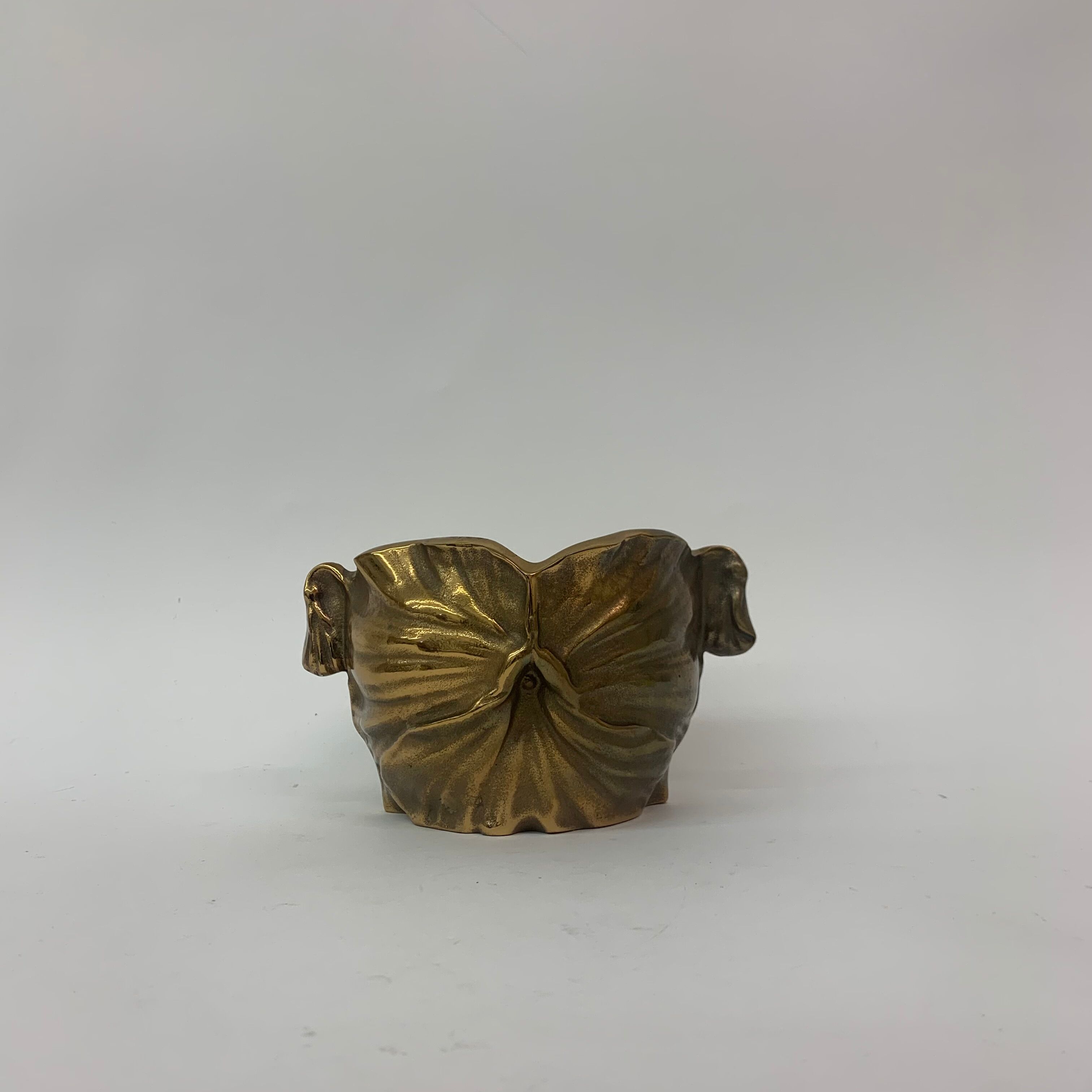 Pot de fleurs en bronze, années 1930