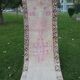 Vintage Turkish hallway rug 92x380 cm
