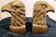 Vintage eagle head bookends