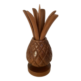Decorative wooden pineapple