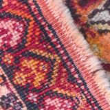 Tapis ancien turc Anatolie fait main 45x92 cm