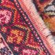Small antique Turkish carpet Anatolia handmade 45x92 cm