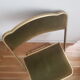Velvet folding chair
