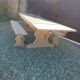 Monastery table with 2 benches
