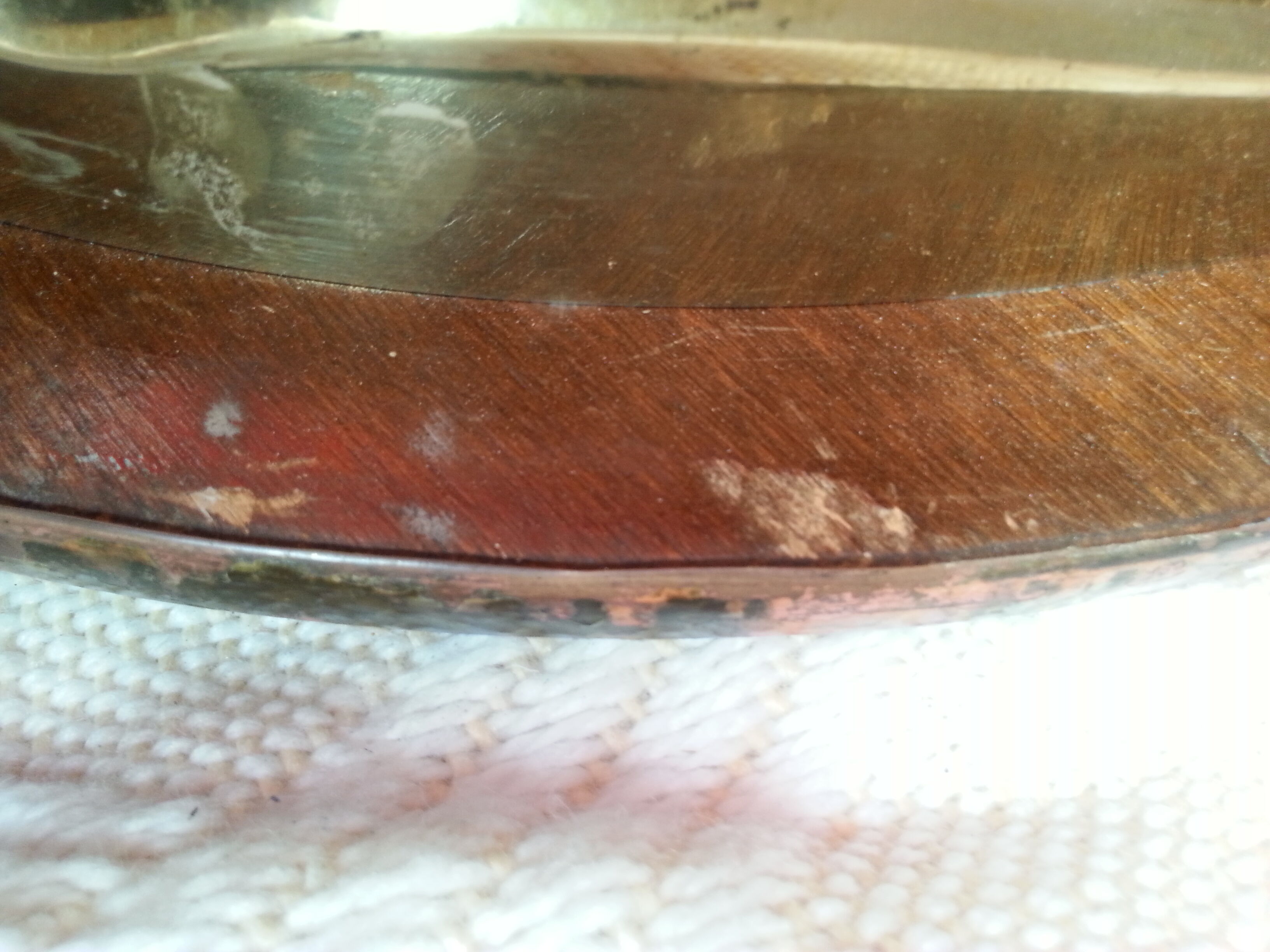 Table bass in brass, bronze plate copper 1940/60