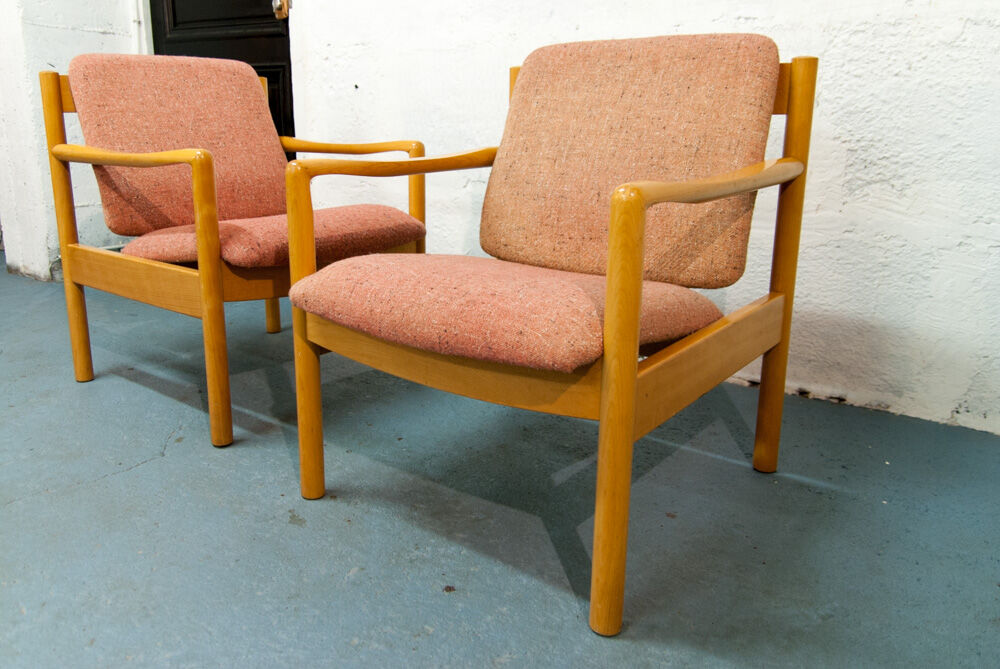 Pair of Ercol armchairs