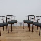 Rosewood Dining Chairs by Helge Sibast & Børge Rammerskov, Denmark, 1960s, Set of 4
