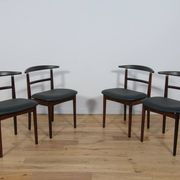 Rosewood Dining Chairs by Helge Sibast & Børge Rammerskov, Denmark, 1960s, Set of 4