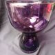 Purple glass vase
