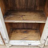 Ancien chevet - cabinet tribal en teck birman