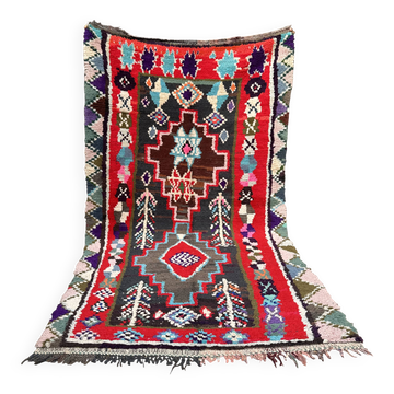 Tapis marocain vintage - Petit tapis Boujaad -  Tapis Boucharouit