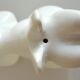Salt and pepper shakers, glazed ceramic, Scottish terrier dog, signed