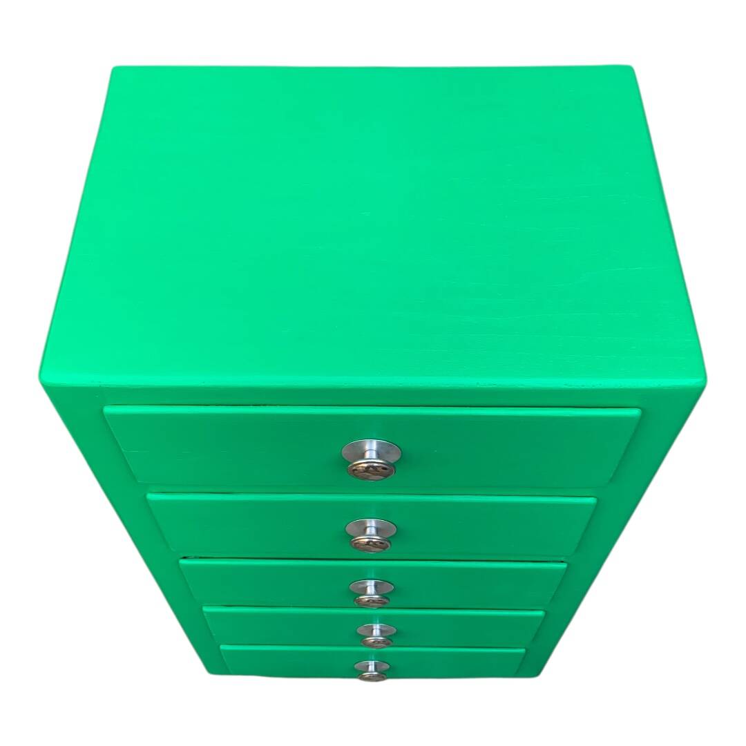 Chiffonnier art déco vert