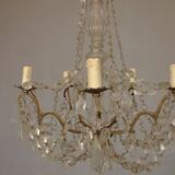 Chandelier pendants and garlands to 6 lights around 1900