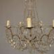 Chandelier pendants and garlands to 6 lights around 1900