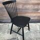 Set of 4 black Agafors chairs